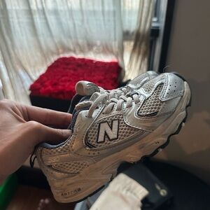 New Balance Kids' Silver Sneakers